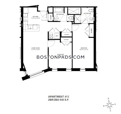 Allston 2 Bed 2 Bath BOSTON Boston - $5,000 No Fee