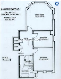 Northeastern/symphony Apartment for rent 2 Bedrooms 1 Bath Boston - $5,150 No Fee