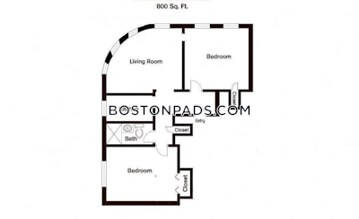 Brookline Apartment for rent 2 Bedrooms 1 Bath  Washington Square - $3,360 No Fee