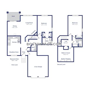 Waltham Apartment for rent 2 Bedrooms 2 Baths - $2,545